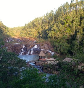 View of the falls from our room