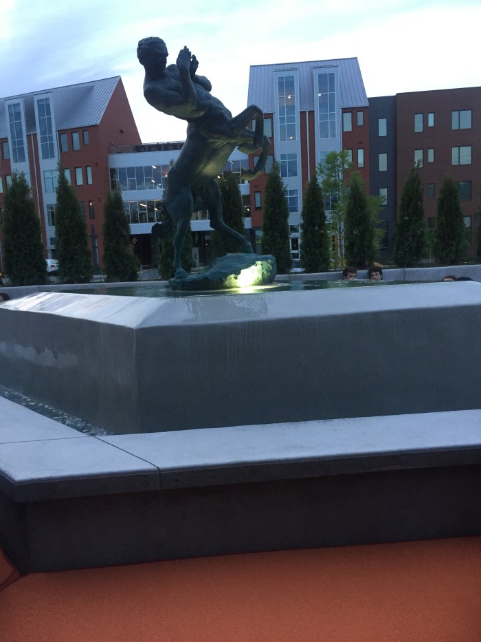 Some of the outdoor seating options.