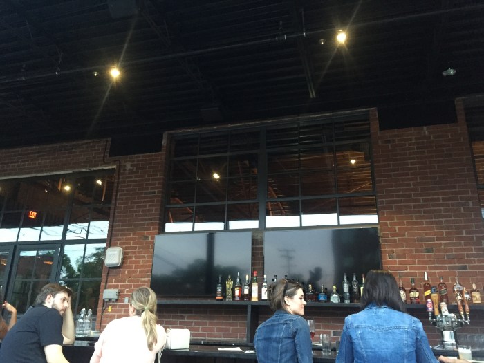 The outdoor bar at 5th & Taylor