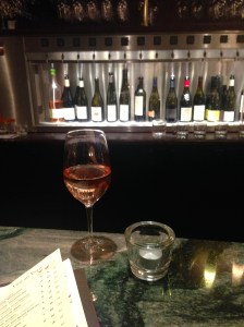 It was nice to try a more upscale glass of rose